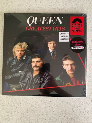 Queen - Greatest Hits - Double Red Vinyl Album - Hmv Exclusive - Ready To Ship