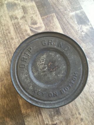 Vintage Coffee Tin Can SANKA COFFEE 1 lb with lid 3