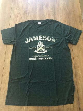 Jameson Irish Whiskey Men’s Green S/s Teeshirt Nip Size Large