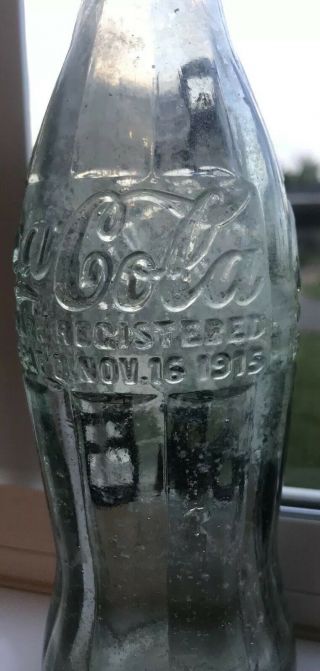 Rare Rated R Ashburn Georgia Ga 1915 Coca Cola Bottle 2