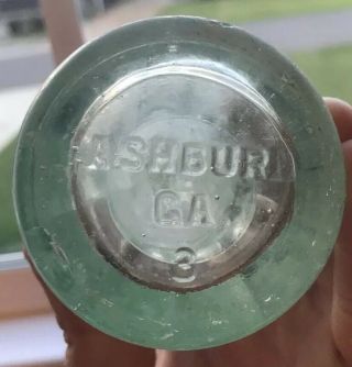 Rare Rated R Ashburn Georgia Ga 1915 Coca Cola Bottle 5