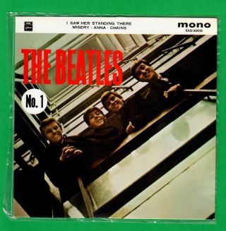 The Beatles Japan Ep Odeon Eas - 30015 The Beatles No.  1 Red Vinyl