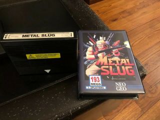 Metal Slug Mvs Cartridge Snk Neo Geo Game English Label Includes Shockbox
