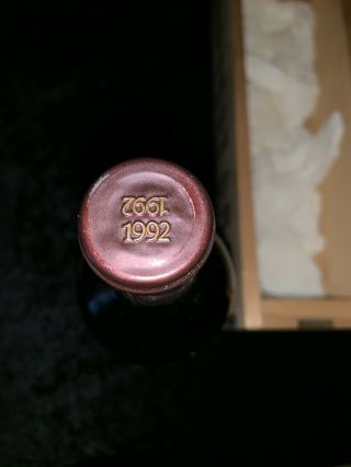 Robert Mondavi Signed 1992 Opus One Red Wine 750ml Bottle 5