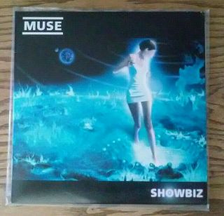 Muse - Showbiz Rare 2 Lp Gatefold Clear Vinyl,  Inserts Usa 2009 (rock,  Indie)