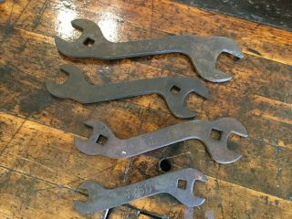 Vintage/antique Set Of 4 John Deere Wrenches - Jd - 50,  Jd - 51,  Jd - 52,  D - 53