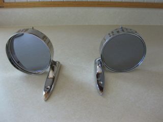 Studebaker Regal outside Mirrors with inserts (pair) fancy top of the line 4