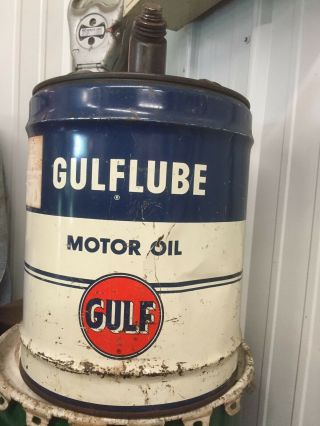 Vintage Gulf Oil Can
