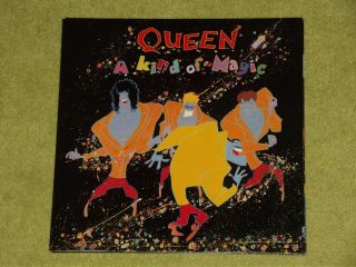 Queen A Kind Of Magic - Rare 1986 Uk Vinyl Lp (cat No.  Eu 3509) [highlander]