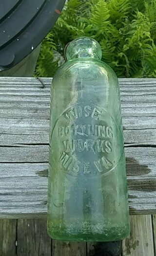 Rare Wise Bottling Hutchinson Bottle Wise Va