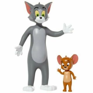Hanna - Barbera Tom And Jerry Bendable Action Figures