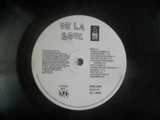 DE LA SOUL - 3 FEET HIGH AND RISING - UK 1989 1ST PRESS - BIG LIFE - EX 3