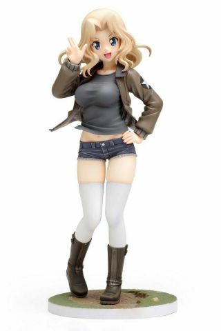 Dreamtech Girls Und Panzer The Movie: Kay Panzer Jacket Ver.  1/8 Scale Figure