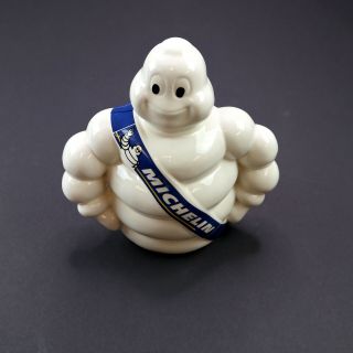 Michelin Man Figurine Ceramic Coin Bank