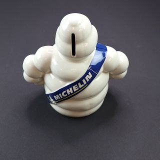 Michelin Man Figurine Ceramic Coin Bank 3