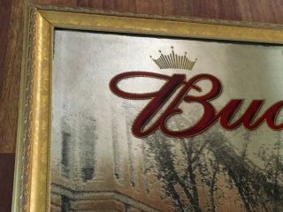 2006 Budweiser Clydesdales After Prohibition Mirror in Gold Frame 36” x 24” 3