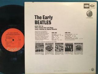 THE EARLY BEATLES NM - /NM - RARE DEEP GROOVE 1976 ORANGE LABEL ST 2309 LOVE ME DO 2