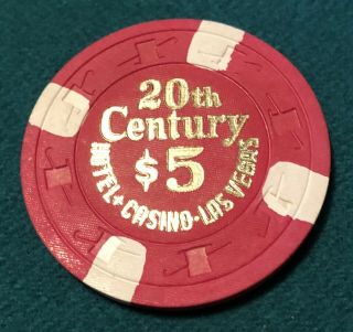 20th Century Las Vegas $5 House Chip