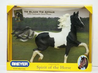 Breyer Ts Black Tie Affair 1473 Black Pinto Model Horse - Huckleberry Bey