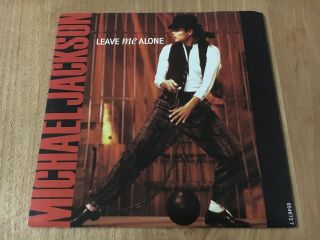 Michael Jackson ‎– Leave Me Alone 7” - 1989,  PROMO Gold Stamp Epic ‎– 654672 7 2