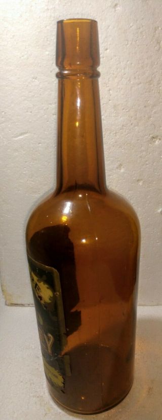 Glenmore Bourbon Whiskey Bottle w/ Paper Label from Portland,  Oregon 7