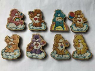 Vintage Care Bears Magnets From American Greetings 1984 Rare Collector’s Item