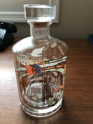 Suntory Hibiki 2018 30th Anniversary Whiskey Empty Bottle Collectible Item