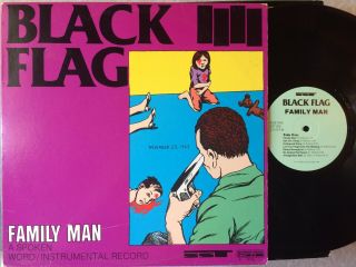 Black Flag - Family Man (sst Records ‎sst 026) 1984 Punk/hardcore