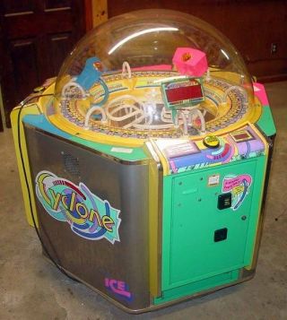 Cyclone Redemption Ice Arcade Ticket Game Cabinet Machine Ohio Neon Parts