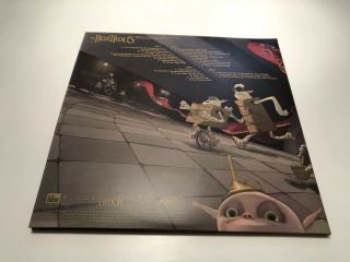 The Boxtrolls Soundtrack 2xLP Cheese Wheel colored vinyl Mondo 2