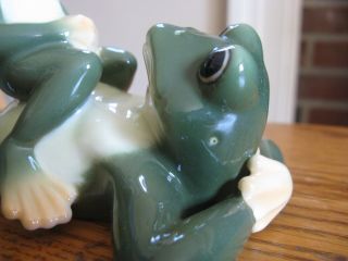 Franz Signed Porcelain Figurine Amphibian Father Frog & Son FZ00624 NIB 2004 8