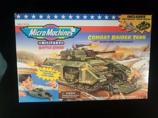 Micro Machines Military Bradley Tank Galoob Minature War Tank Battle Zone