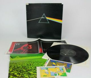 Pink Floyd The Dark Side Of The Moon 1973 Lp Smas 11163 Capitol Vg Vg,  W/ Insert