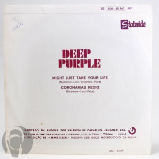 DEEP PURPLE MIGHT JUST TAKE YOUR LIFE PS 7 