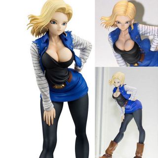 Megahouse Dragon Ball Z Android 18 Sexy Girl Model Anime Figure Statue No Box