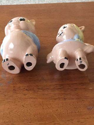 VTG Evan Shaw American Pottery Porky & Petunia Pig Figurines 5