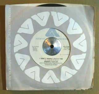Crossover Soul 45 - Debbie Taylor - Just Dont Pay /dont Wanna Leave Promo Hear