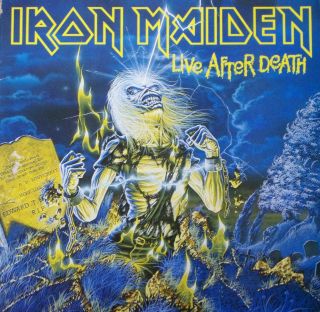 Iron Maiden - Live After Death - Vinyl L.  P.  - Double Album - 1985 (with Booklet)