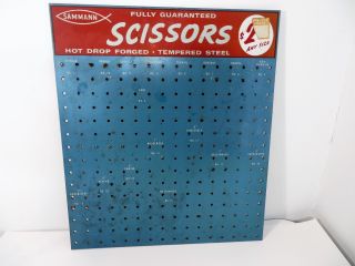 Sammann Scissors Hot Drop Forged Tempered Steel Peg Board Store Display