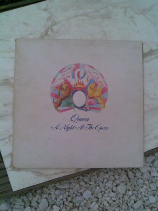 Queen - A Night At The Opera - Emi Records (emtc 103) Vinyl Lp Album & Inner