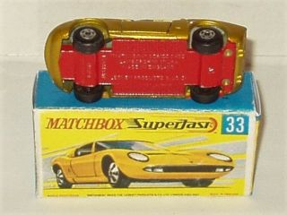 Moko Matchbox Lesney 33 Lamborghini Miura/ Box