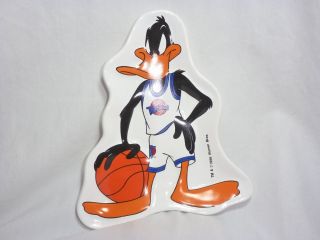 Looney Tunes Daffy Duck Space Jam Collectable Plate 1996 Warner Bros