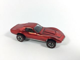 Hot Wheels Redline Red Us Custom Corvette.  Please Read.