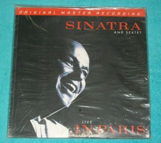 Sinatra Live In Paris Vinyl Lp Mfsl Master Recording Mobile Fidelity Ss