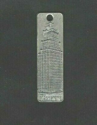 Fort Worth Blackstone Hotel Key Tag With Building Relief,  1940 