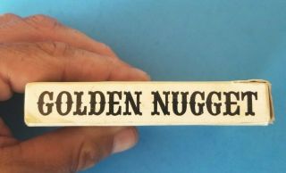 Vintage - Golden Nugget Casino Playing Cards Complete Black Deck Las Vegas,  NV 8