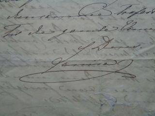 Antique Signed Letter Queen Louise Denmark Hesse - Cassel Glücksburg Bodenhof 5