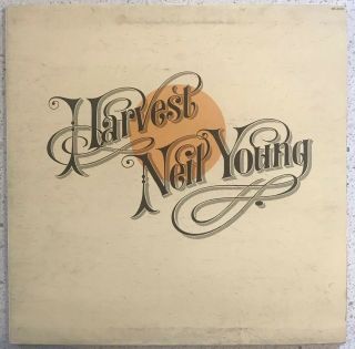 Neil Young Harvest - 1972 Vinyl Lp Reprise Records Ms 2032 Gatefold W/inner