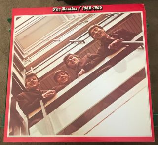 1973 The Beatles 1962 - 1966 Capital Records,  Red Vinyl Rare