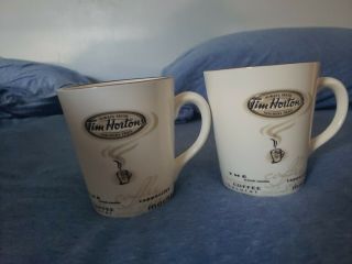 2x Tim Hortons Mug Coffee Limited Edition 2007 Always Fresh Toujours Frais